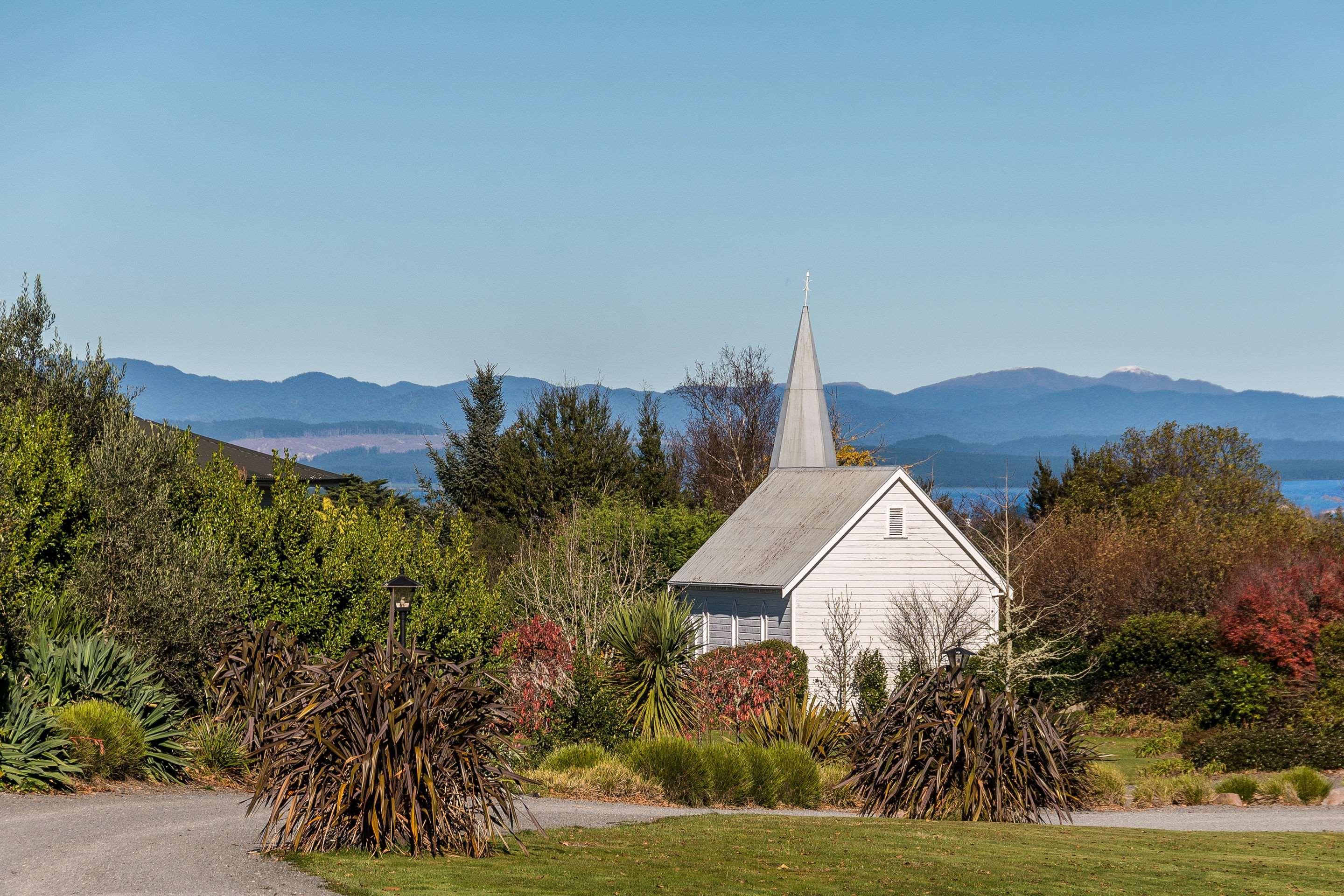 Huka Falls Resort Taupo Dış mekan fotoğraf The church in 2014