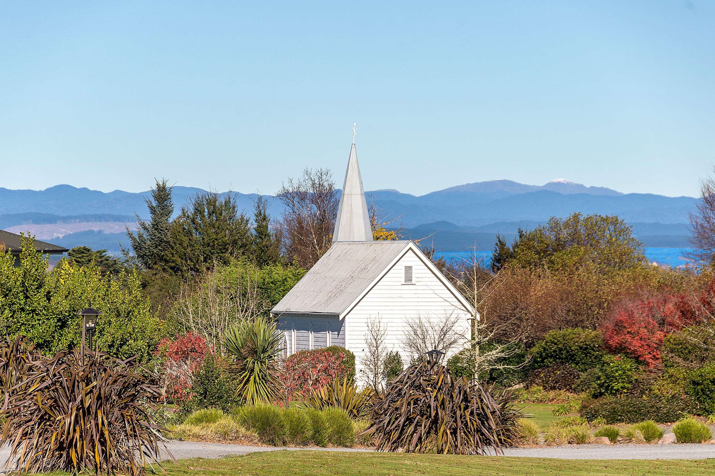 Huka Falls Resort Taupo Dış mekan fotoğraf The church in 2016